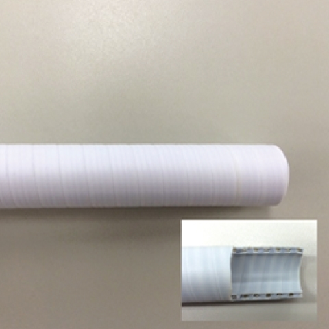 チューブ同様に内外面フラット。